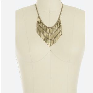 Malta Metal Bead Bib Necklace
